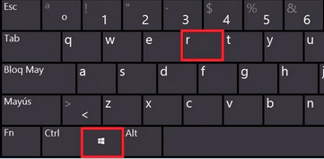 windows + r